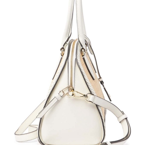 Sold!! Kate Spade ♠️ Medium leather straw satche - Picture 14 of 15